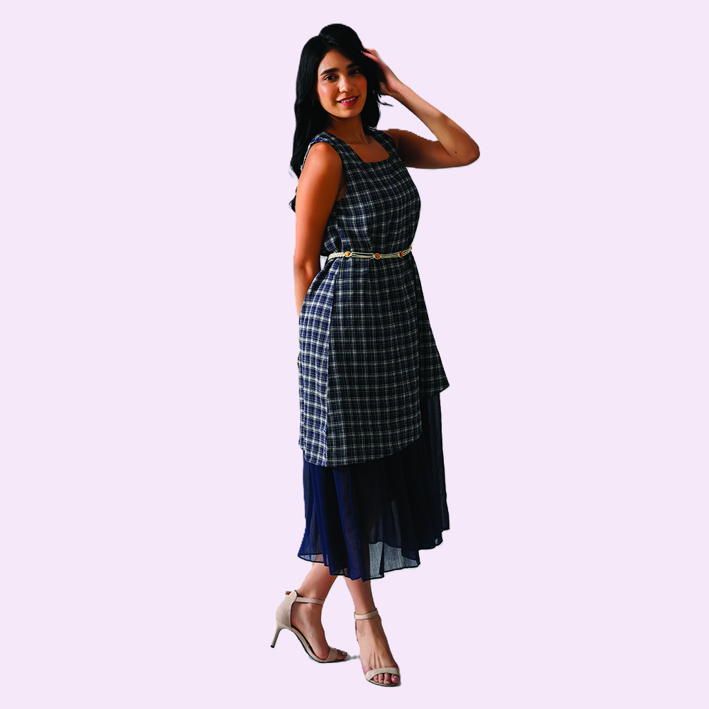 layered noir dress layered noir dress